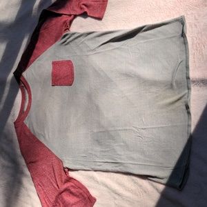 On the Byas 3/4 sleeve shirt